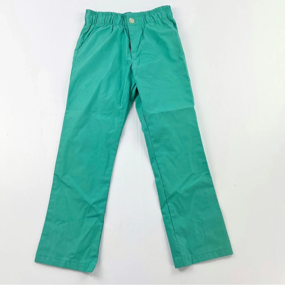 Green Medical Scrubs Unisex Halloween Doctor Nurse Costume Youth Boys Girls